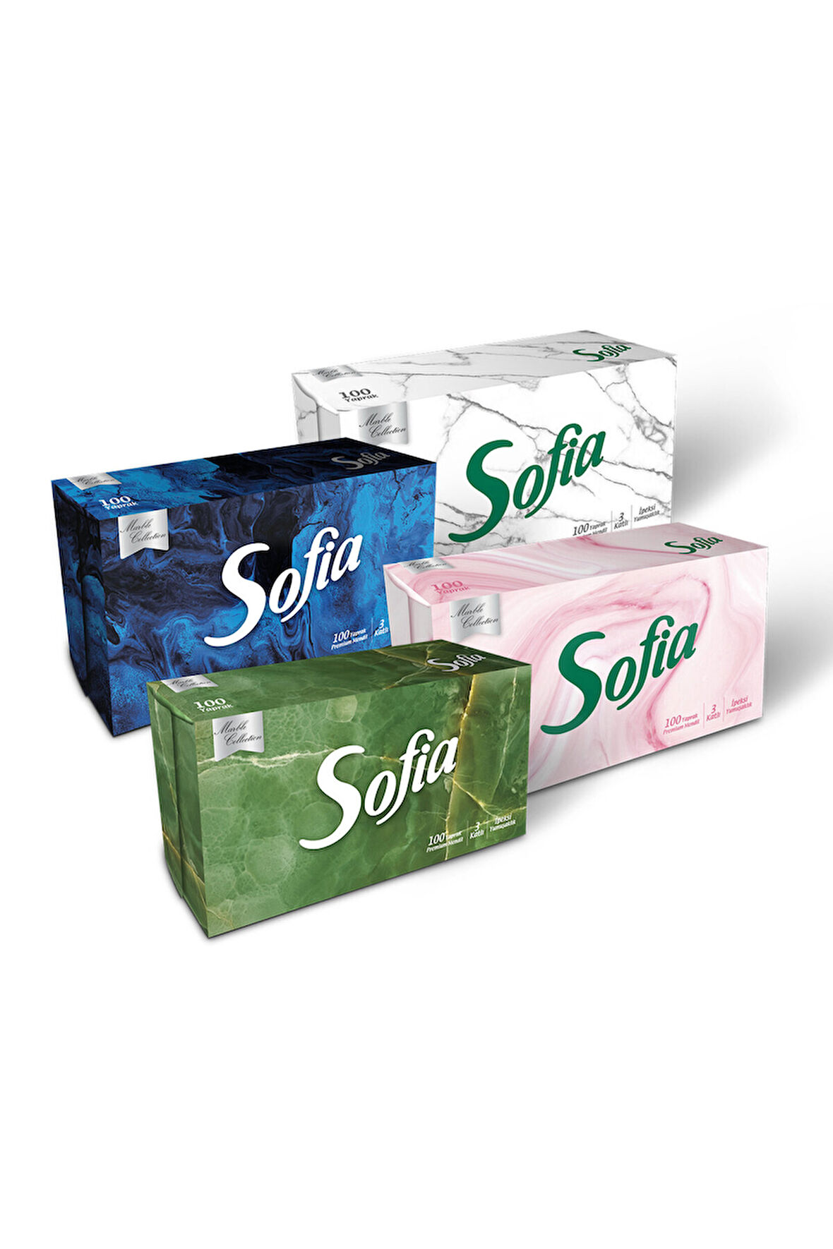 SOFİA Kutu Mendil 100'lü