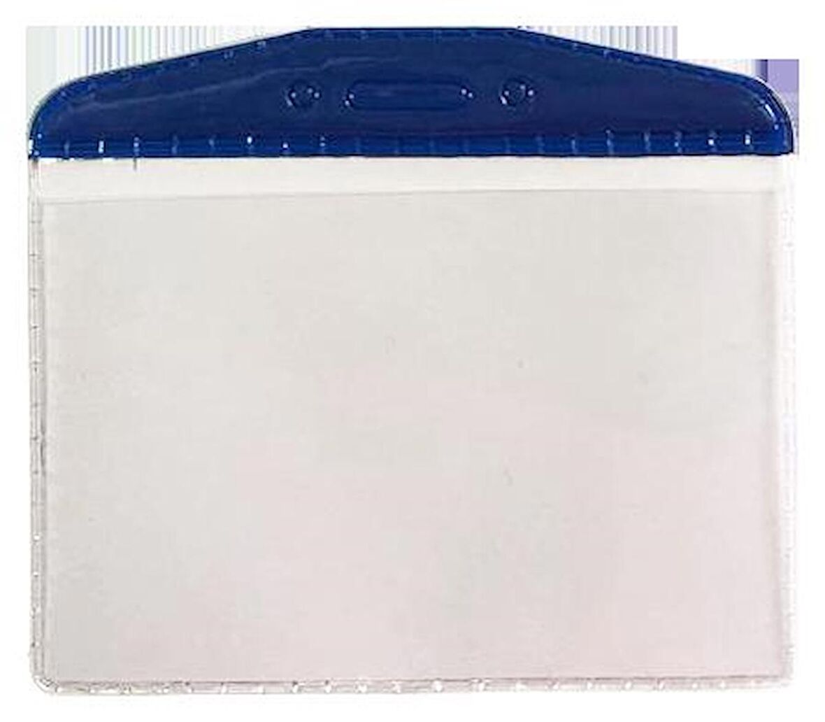 MAPİ PVC KART POSETLERİ (OVAL) MAVİ SERİTLİ    100'LÜ PAKET