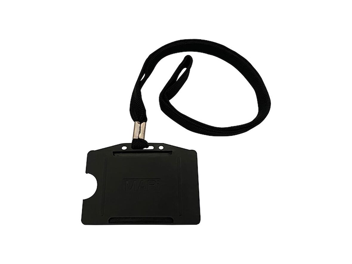 MAPİ-A.İPLİ KART KABI SİYAH   5 Lİ BLİSTER