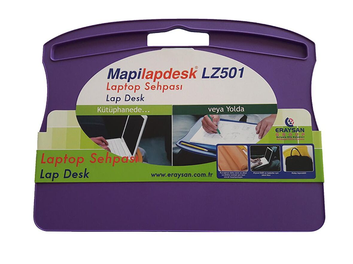 MAPİLAPDESK LZ501 LAPTOP SEHPALARI MOR