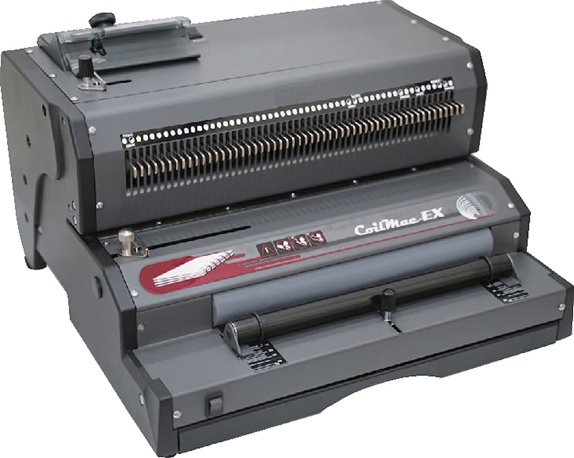 MAPİCOİL 410 SE ELEKTRİKLİ PLASTİK HELEZON CİLTLEME VE KENAR KESME MAKİNESİ