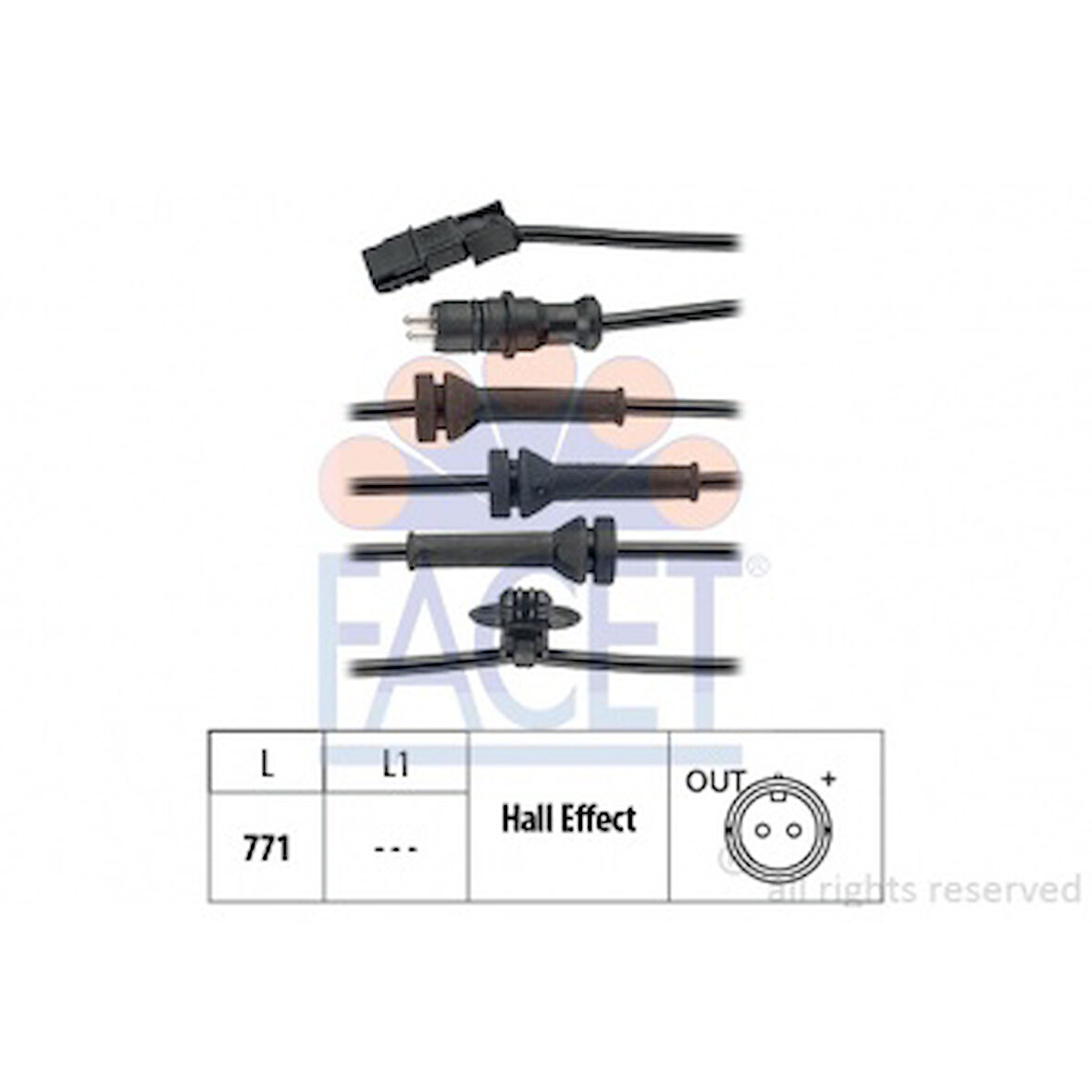 Renault Abs Kablosu Sensoru On Megane II - Facet 21.0156