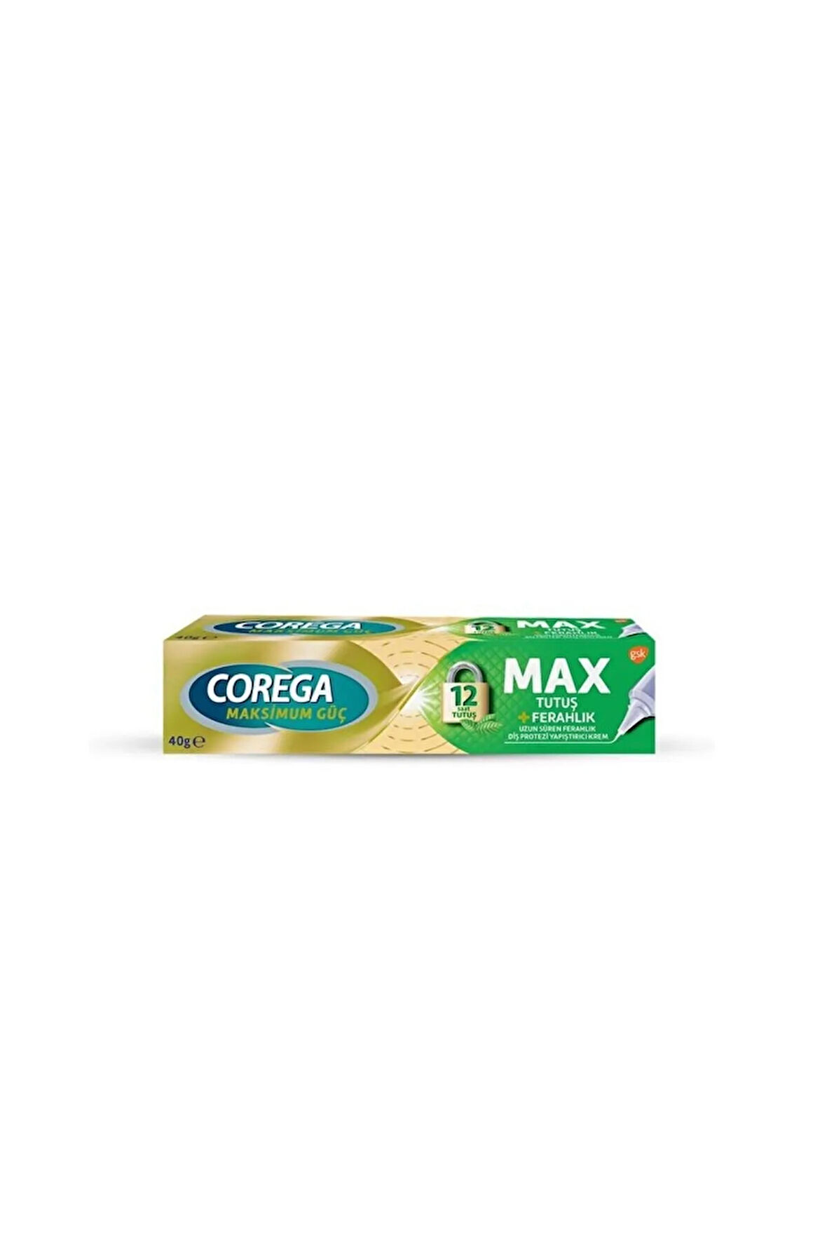 Max Tutuş + Ferahlık Diş Protezi Yapıştırıcı Krem 40 gr ( 1 ADET )