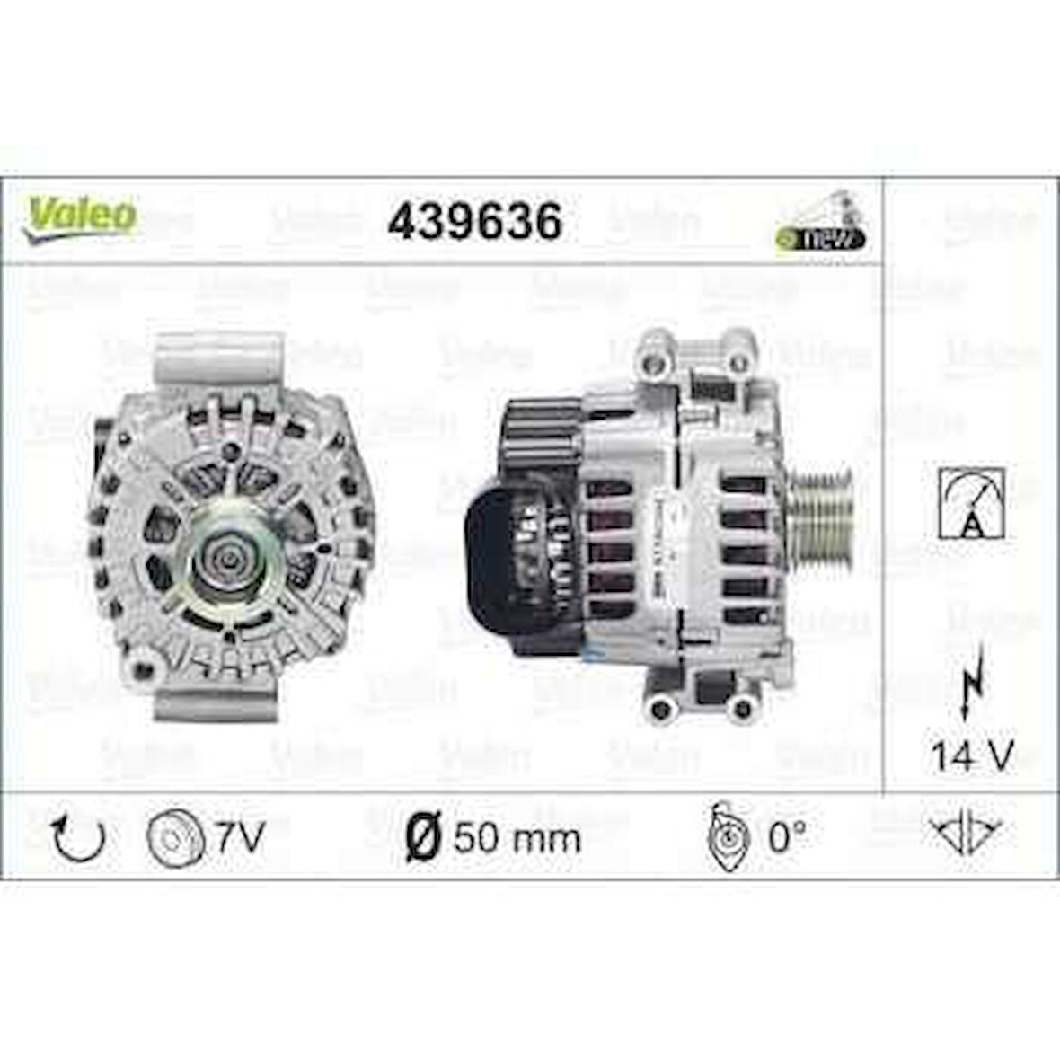 Bmw Alternator Sarj Dinamosu 220 A 14 V Bmw F10 F07 F01 E70 E71 E72 F12 F13 - Valeo 439636