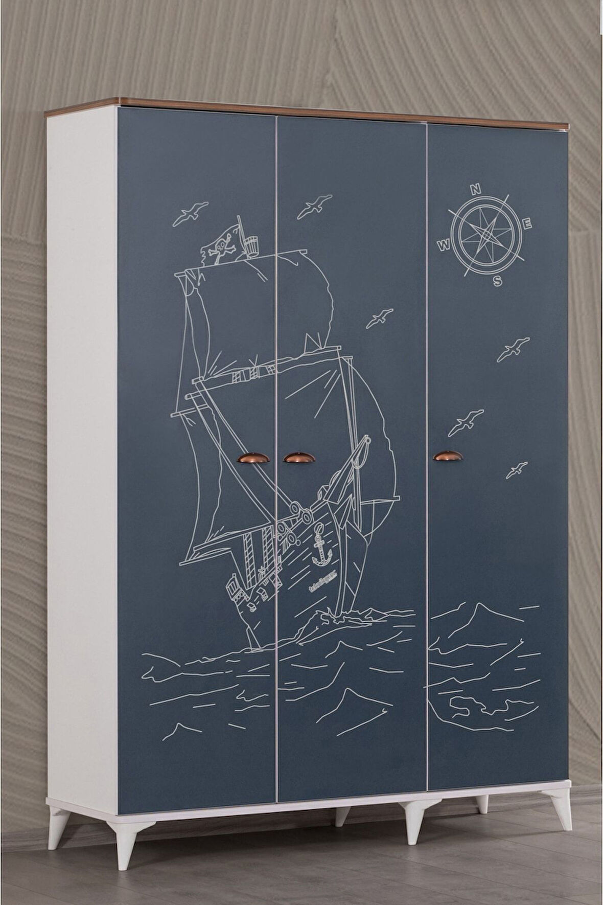 Gardırop, Atlantis 3 Kapaklı Dolap