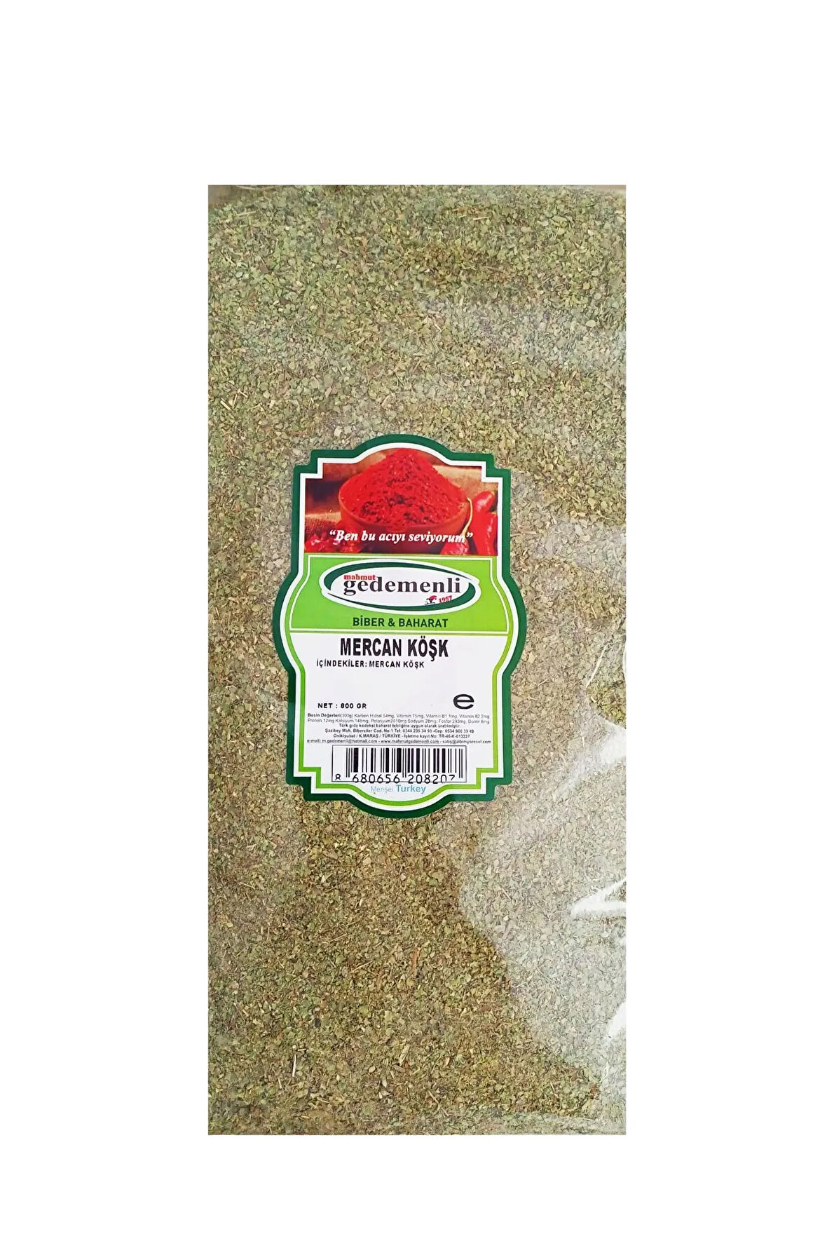 MERCAN KÖŞK 800 GR