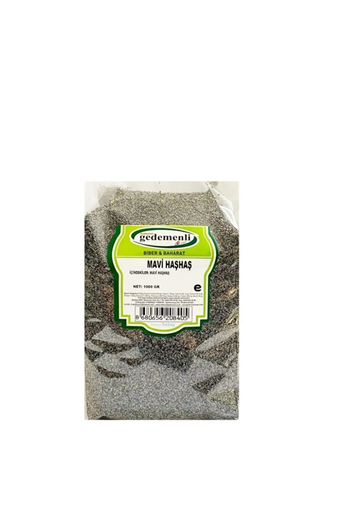 Mavi Haşhaş 1 Kg