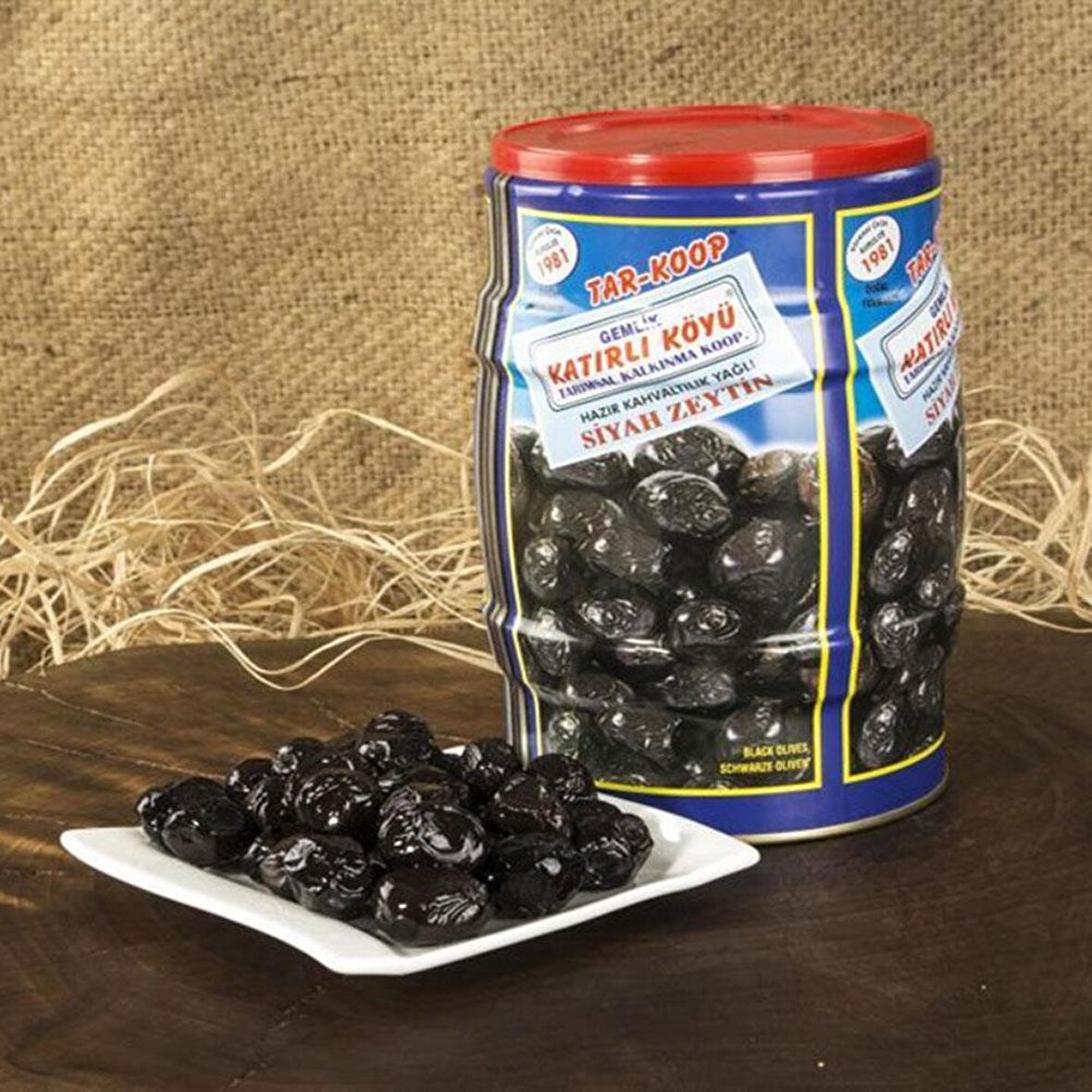 Katırlı Köyü Gemlik Kahvaltılık Siyah Zeytin 1 Kg