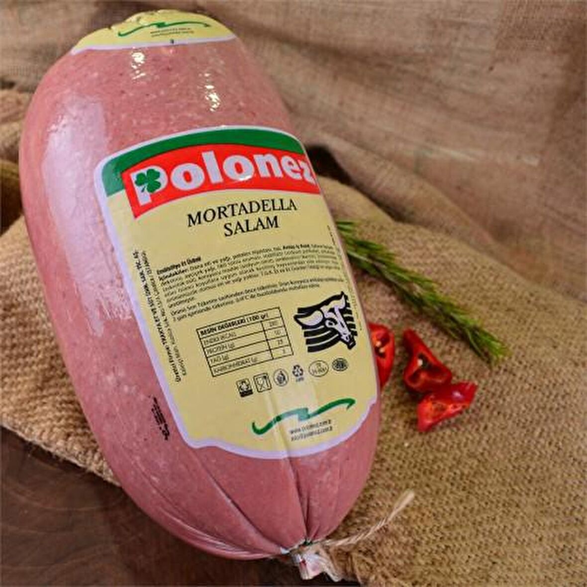 Polonez Mortadella Salam %100 Dana 500 Gr