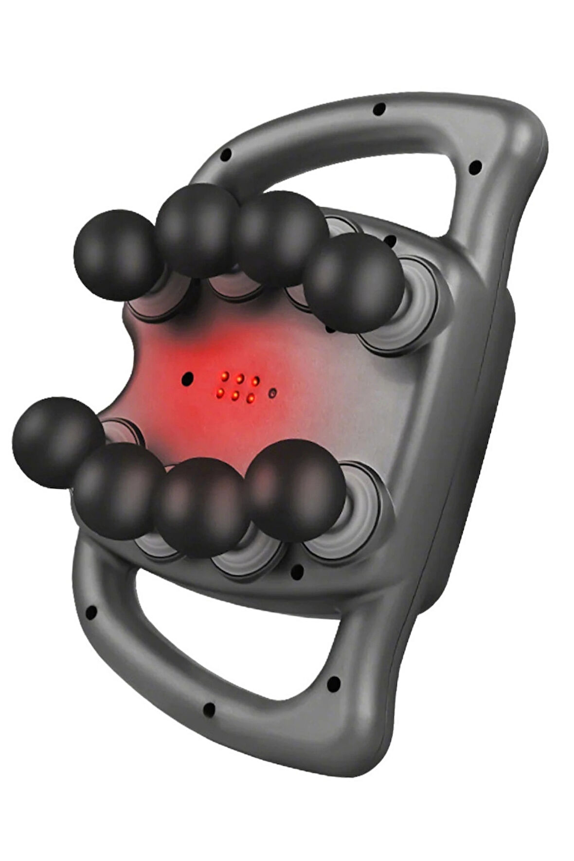 Glr Wnk-569 Dijital Ekranlı Güçlü Masaj Tabancası - 8 Başlıklı  99 Hız Ayarı