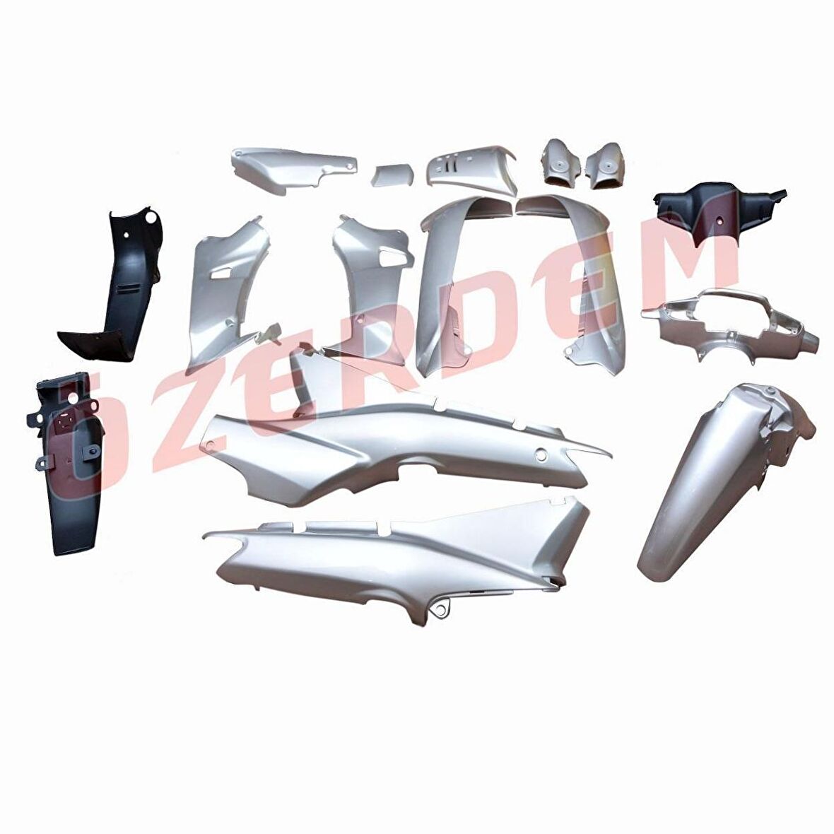 BİSAN LİFAN 100 KAPORTA SETİ GRİ 16 PARÇA