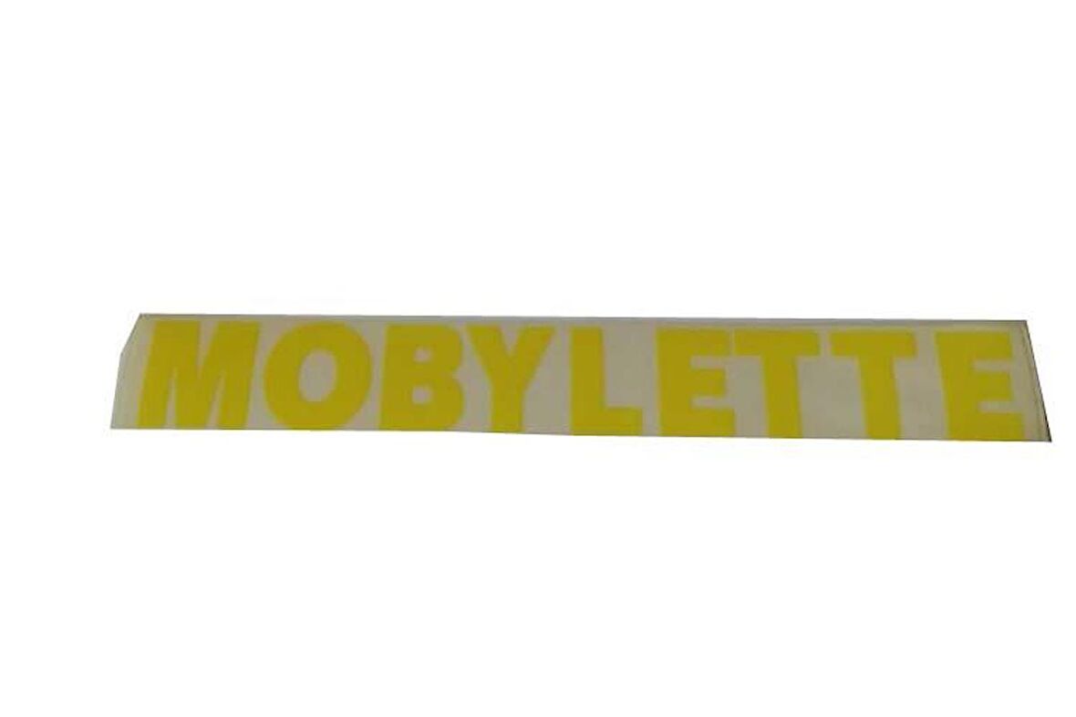 Mobylette Depo Yazısı Sarı (17cm)