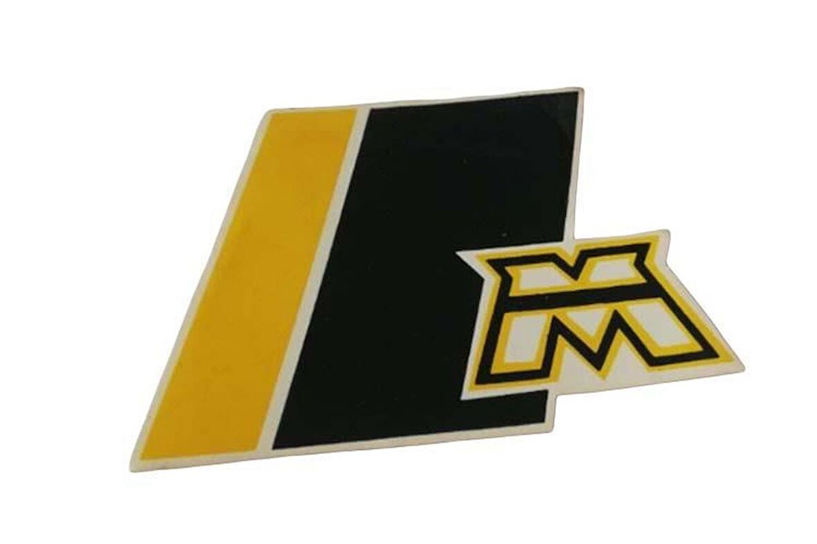 Mobylette 52 Far Paneli Yazısı Sarı-yeşil