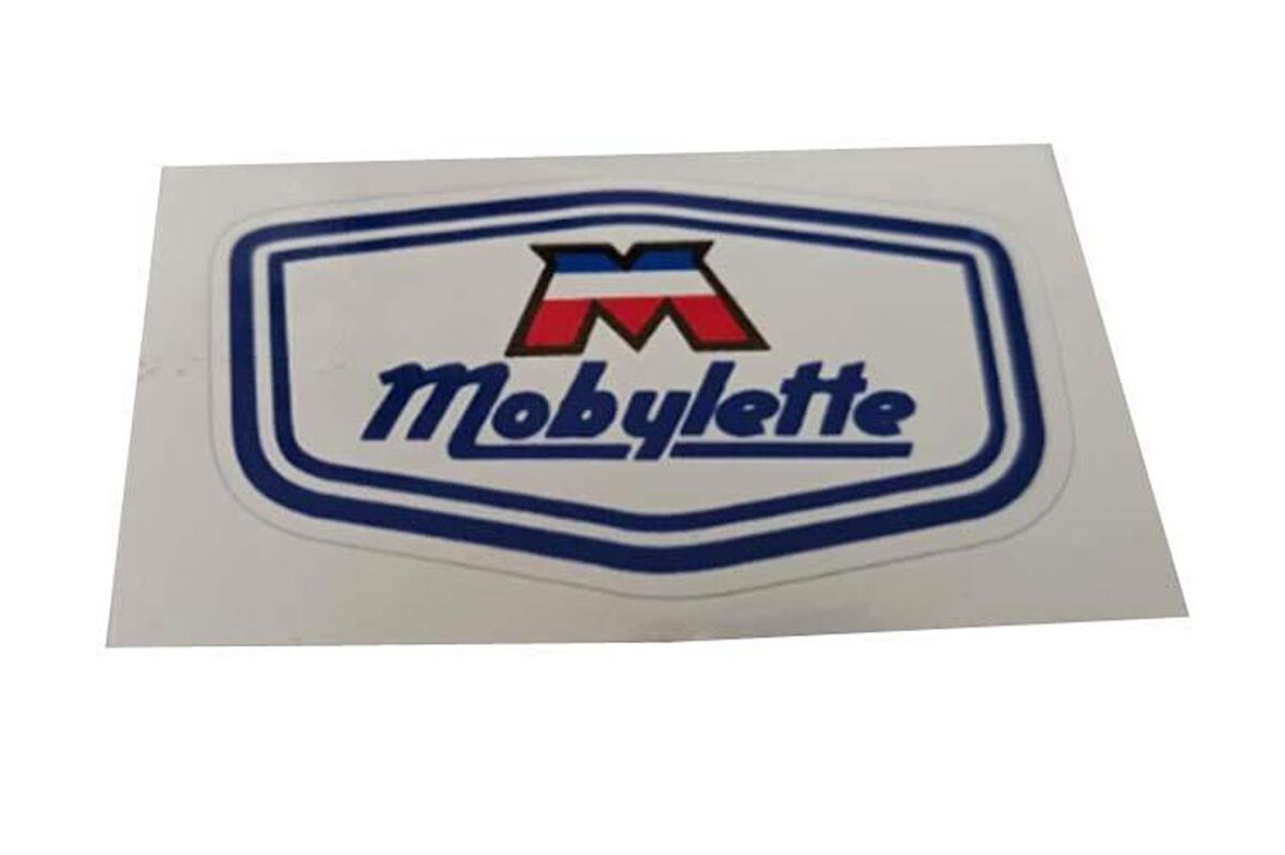 Mobylette M Yazı Mavi