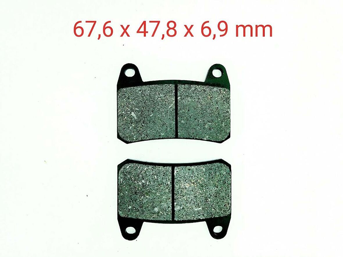 Ön Fren Disk Balatası Fa658 Benelli Bn251 Tnt25 Tnt250 Tnt249-s Trk251 Takım