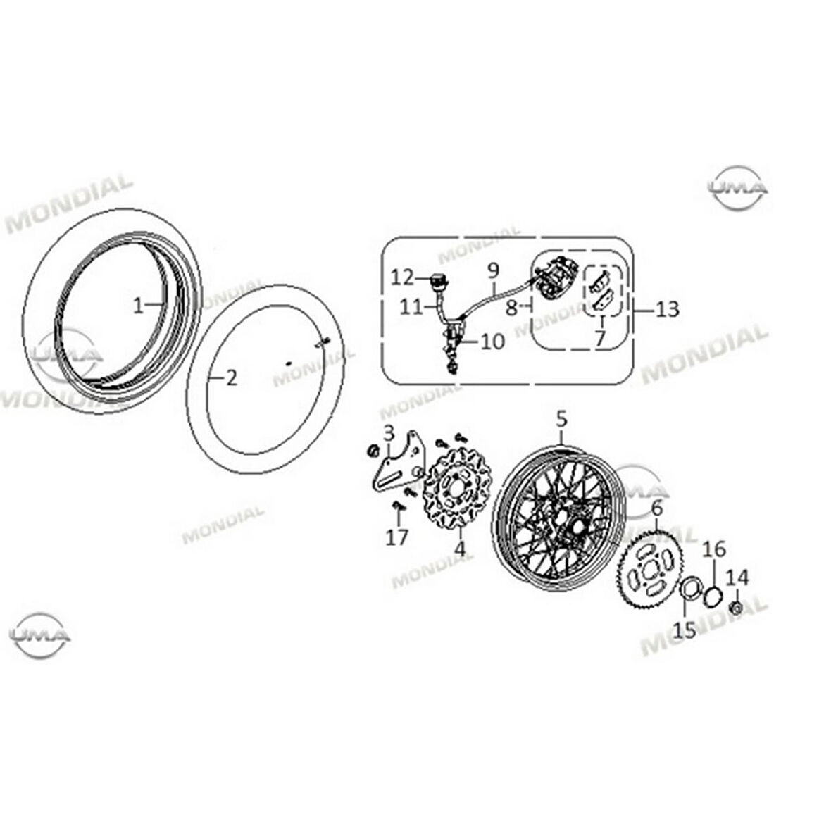 Buccaneer 250İ Arka Fren Sistemi Orj