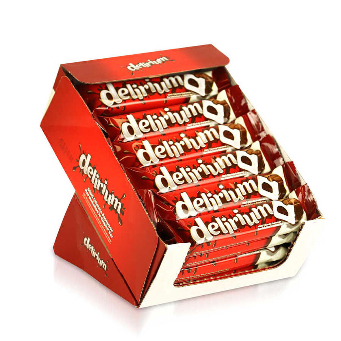 Delirium Sütlü Çikolatalı Marshmallowlu Bar 28 Gr. 24 Adet (1 Kutu)