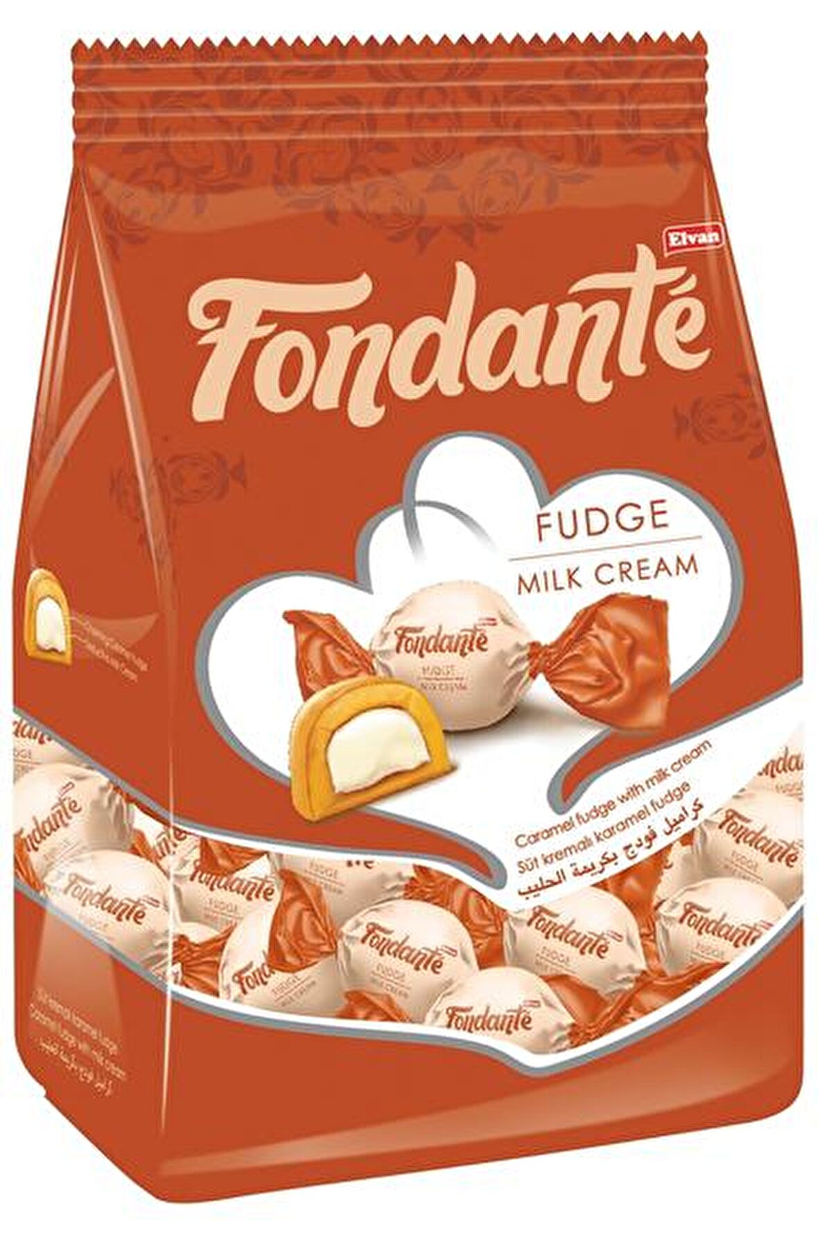 Fondante Sütlü Fudge 1000 Gr. (1 Poşet)