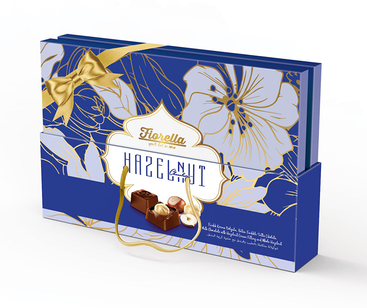 Fiorella Hazelnut Madlen Fındık Taneli Çikolata 132 Gr. Çantalı (1 Kutu)