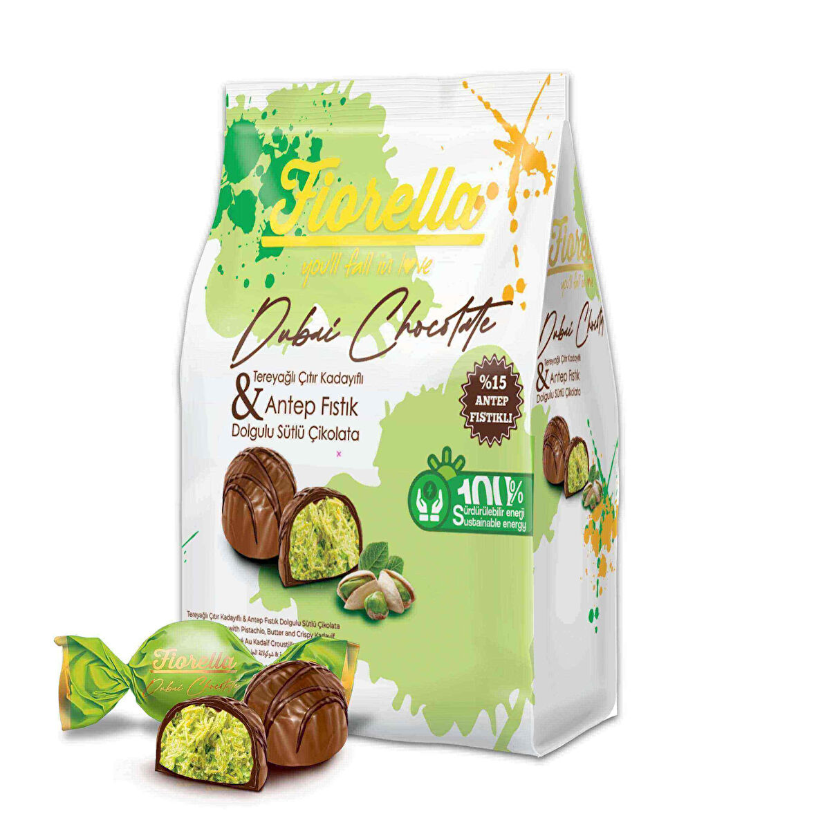 Fiorella Dubai Çikolatası 500 Gr. (1 Poşet)