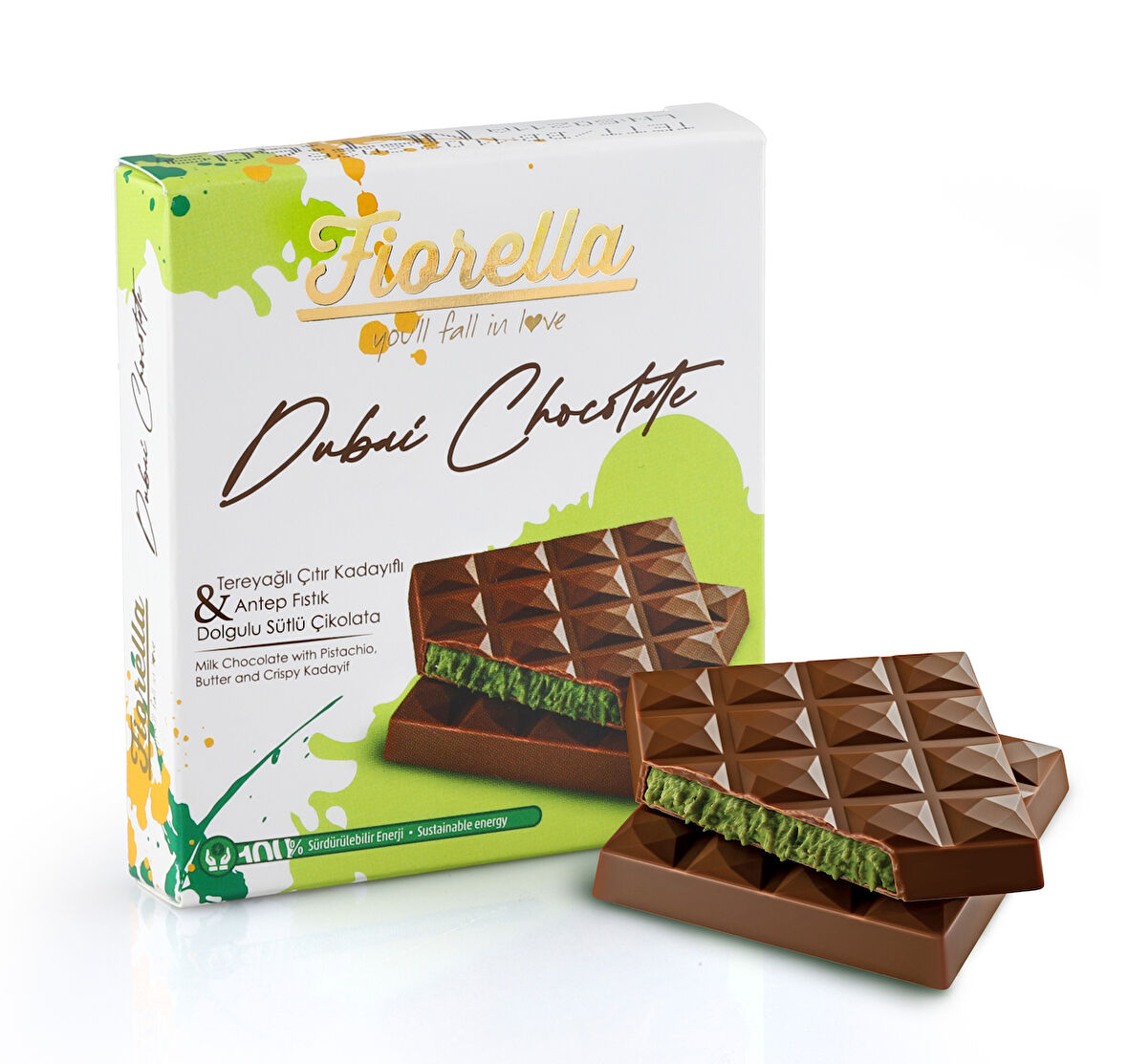 Fiorella Dubai Çikolatası 60 Gr. (1 Paket)