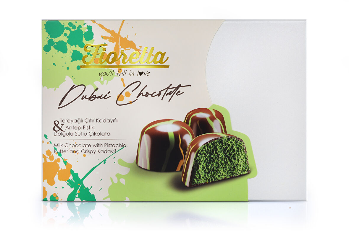 Fiorella Dubai Çikolatası Hediyelik Kutu 288 Gr. (1 Kutu)