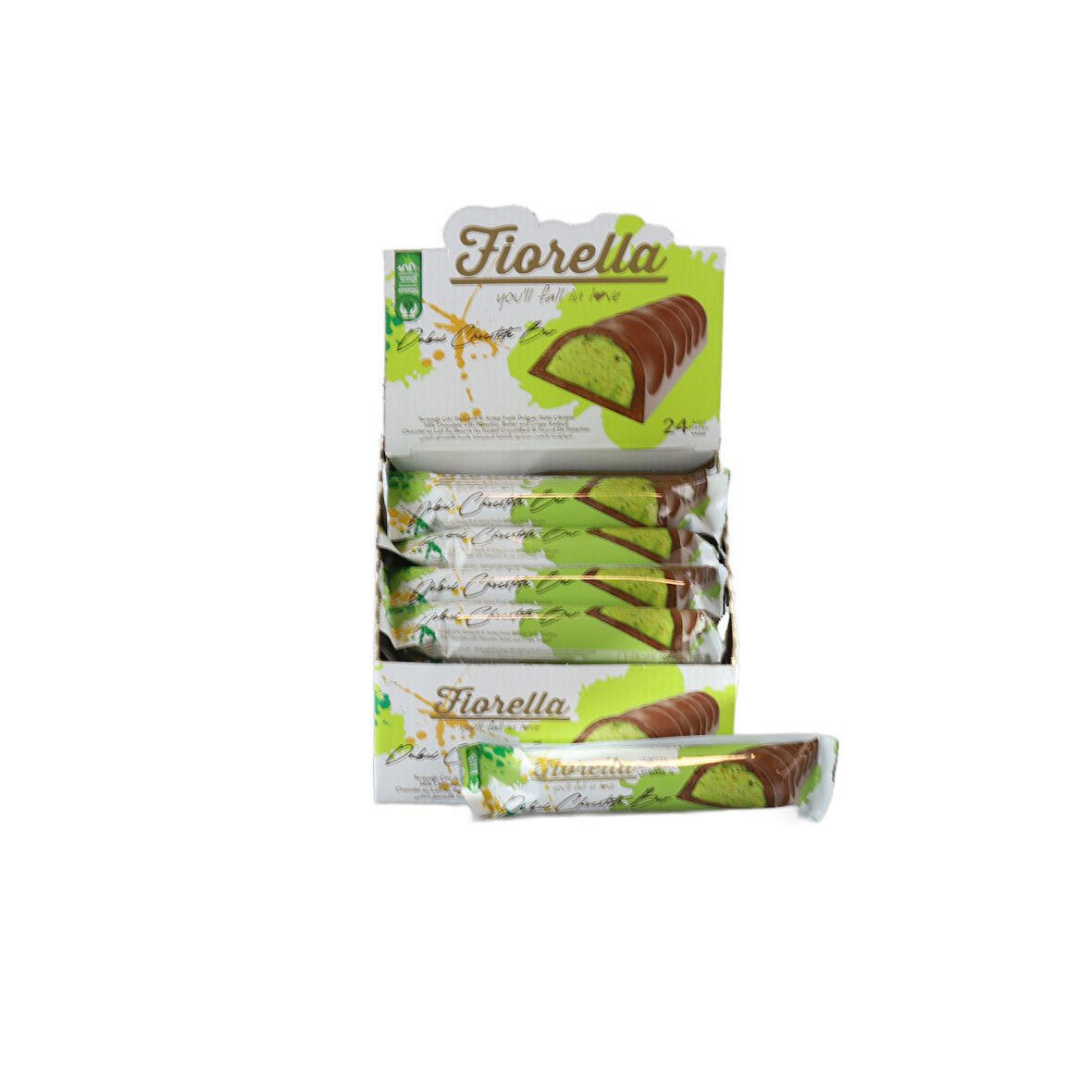 Fiorella Dubai Bar Çikolata 40 Gr. 24 Adet (1 Kutu)