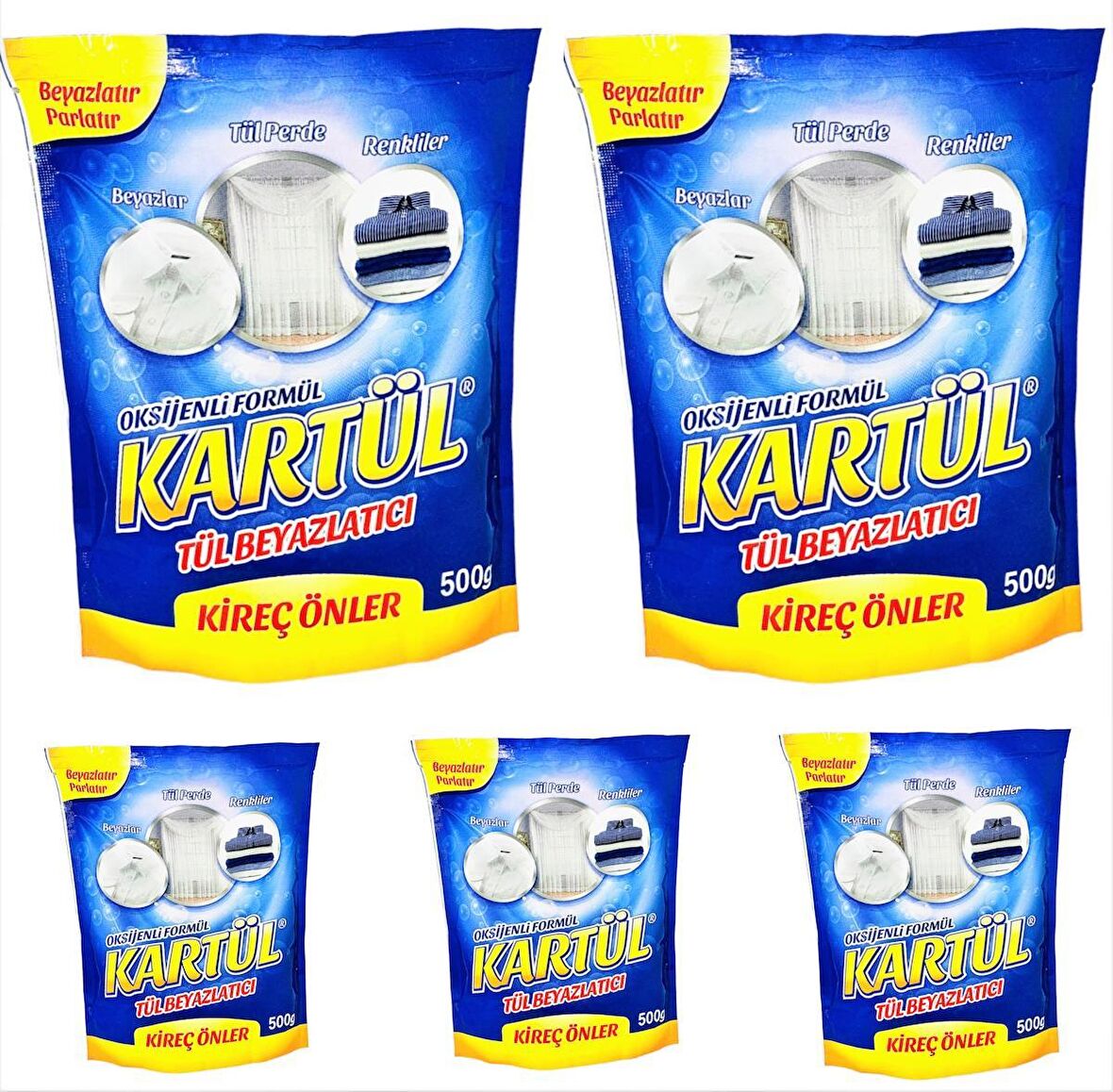 KARTÜL TÜL BEYAZLATICI 500 GR * 5 ADET