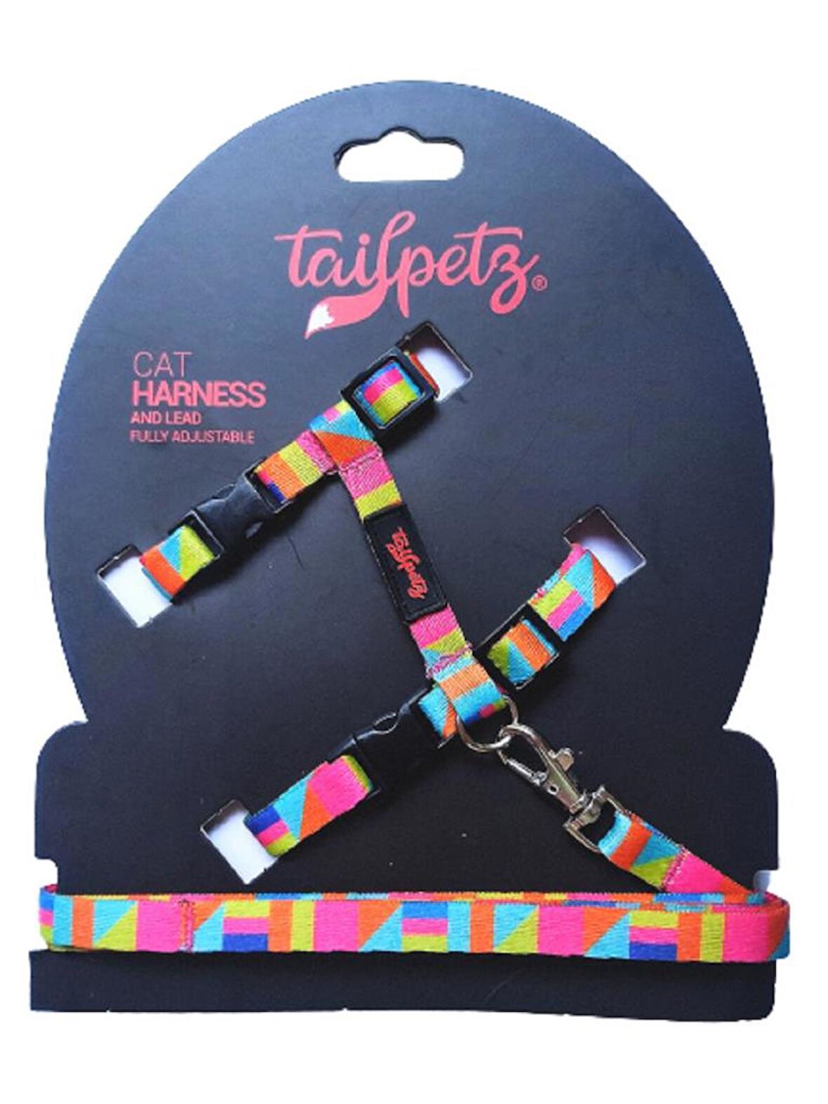 Tailpetz Cat Harnes Spirit Ayarlanır Kedi Gezdirme Takım Tasması