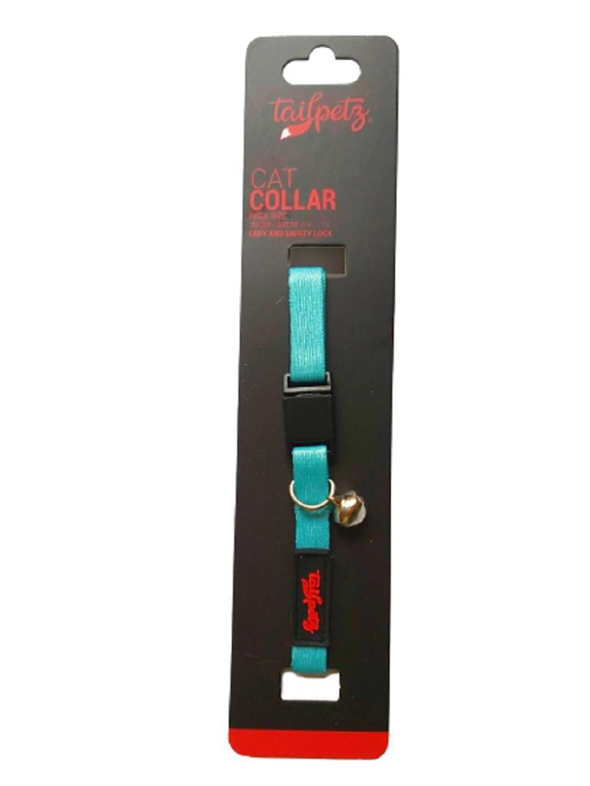 Tailpetz Cat Color Easy & Safety Lock Ocean Ayarlanır Kedi Boyun Tasması