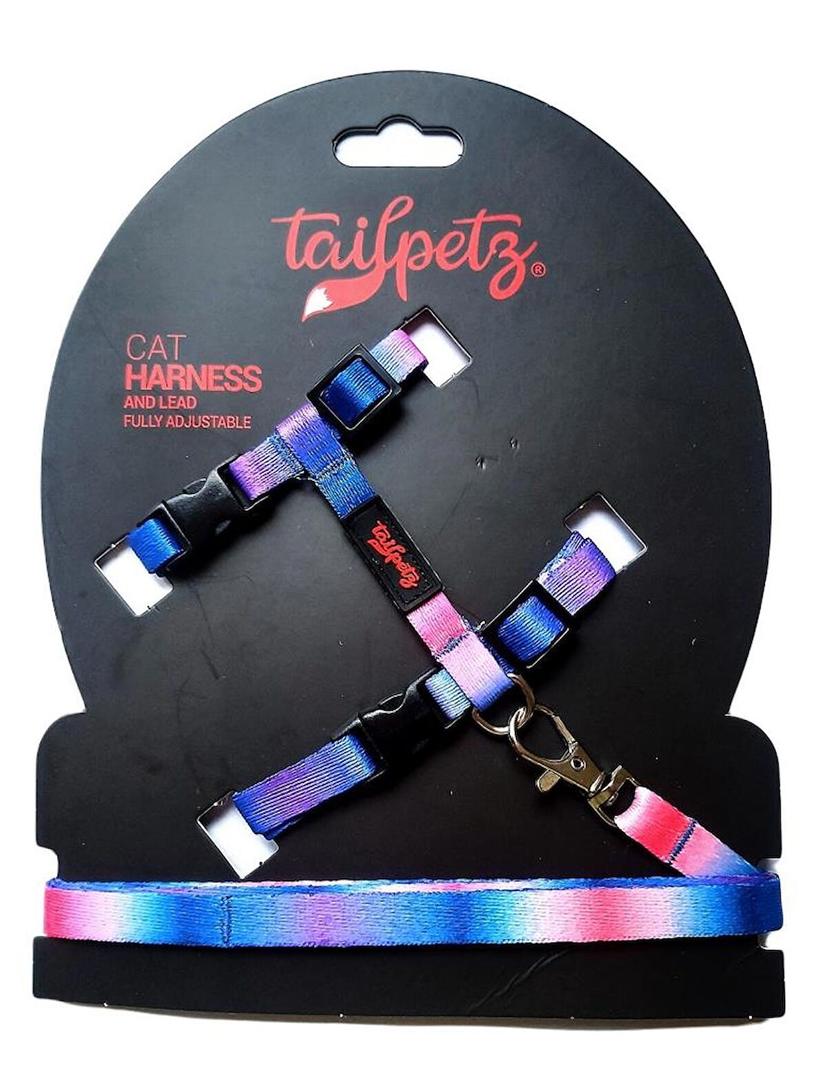 Tailpetz Cat Harnes Bavel Ayarlanır Kedi Gezdirme Takım Tasması