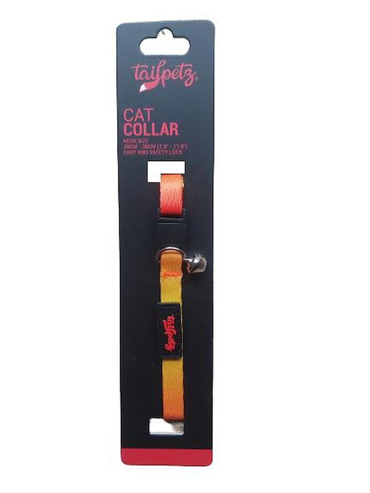 Tailpetz Cat Color Easy & Safety Lock Sun Ayarlanır Kedi Boyun Tasması