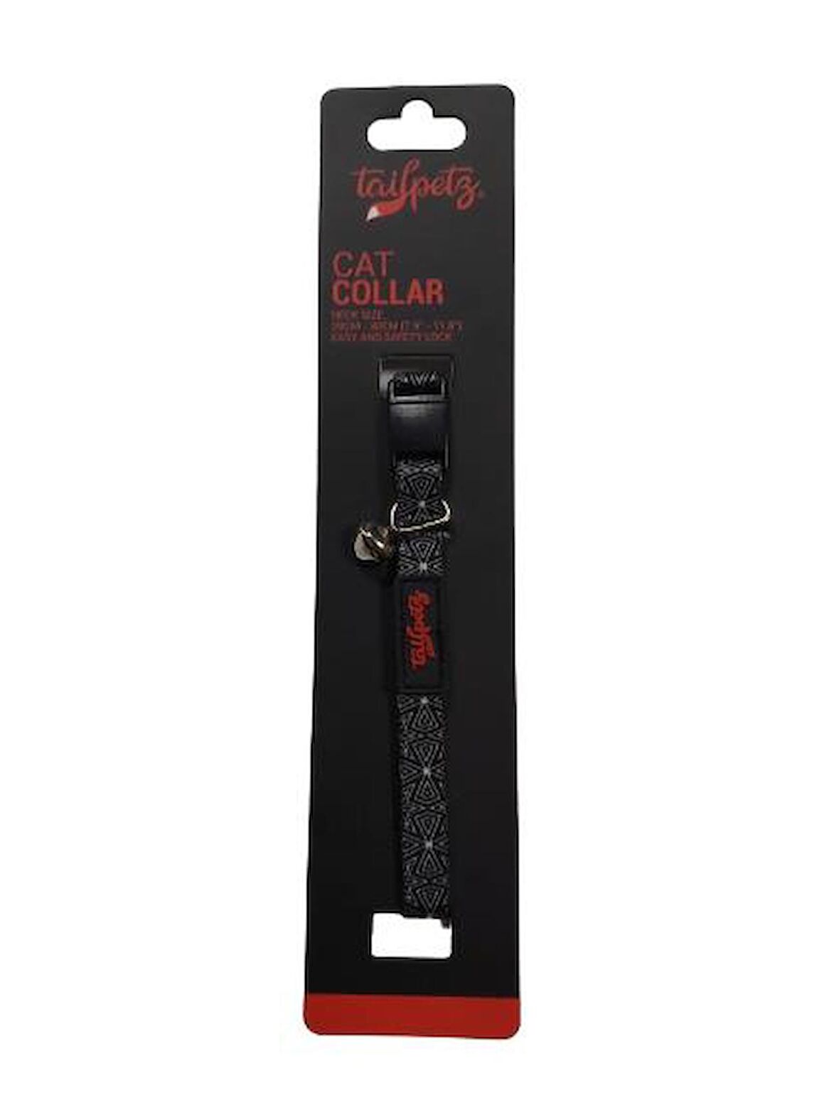 Tailpetz Cat Color Easy & Safety Lock Gothic Ayarlanır Kedi Boyun Tasması