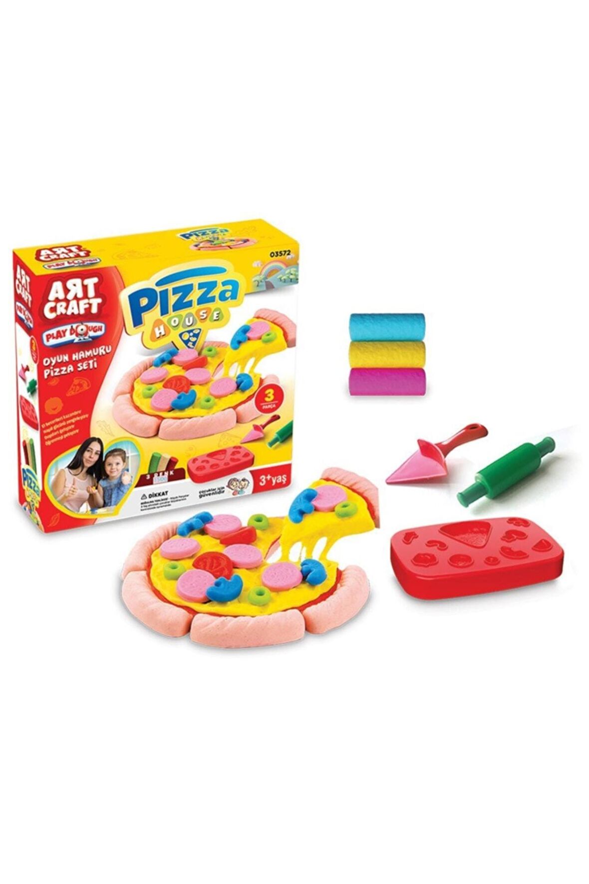 Oyuncak Pizza Seti Oyun Hamuru 150 Gr