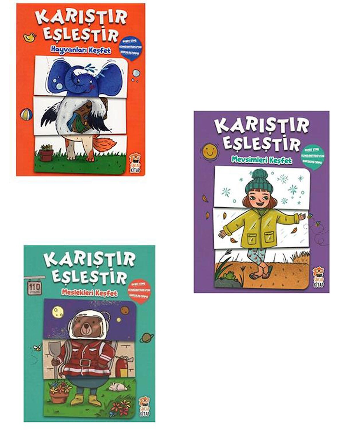 Karıştır Eşleştir 3lü Kitap Seti