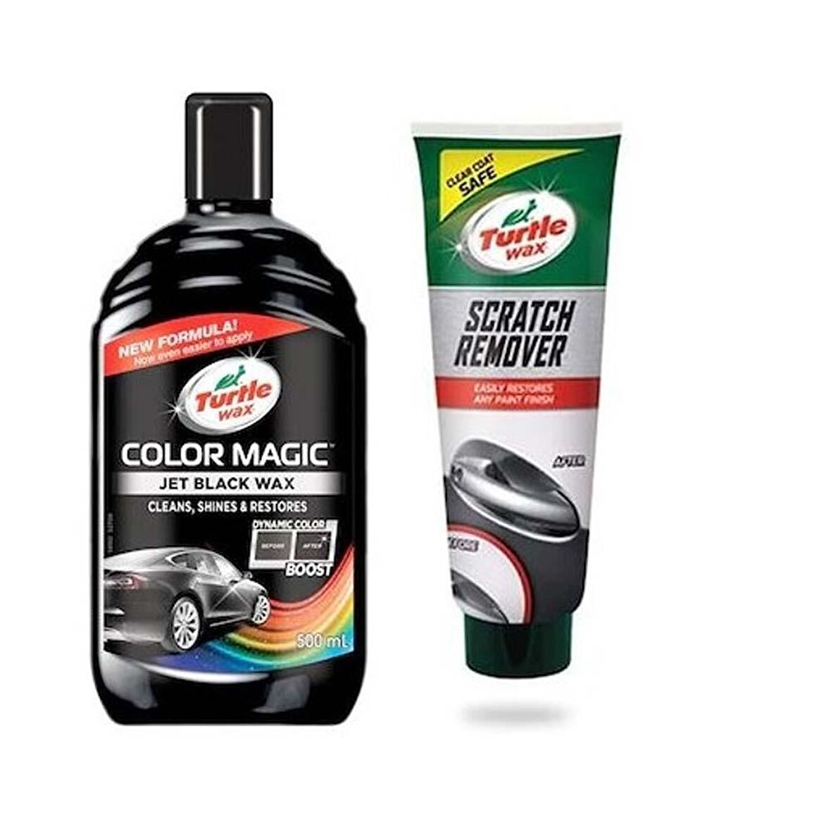 Turtle Wax Renkli Cila Siyah + İnce Çizik Giderici Pasta 100 Ml