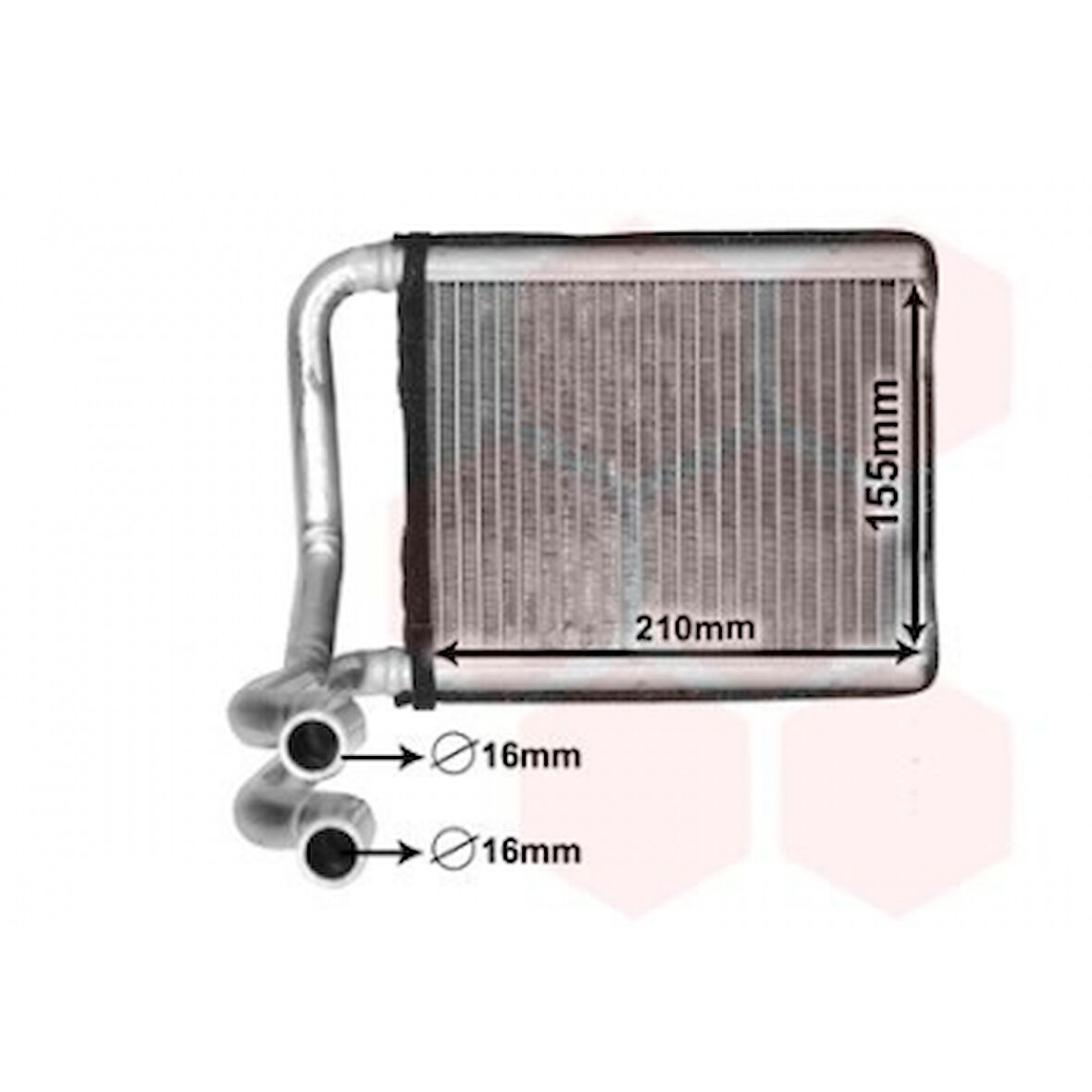 Kore Kalorıfer Radyatörü - Oem Doowon - Mnd Dc971381r000