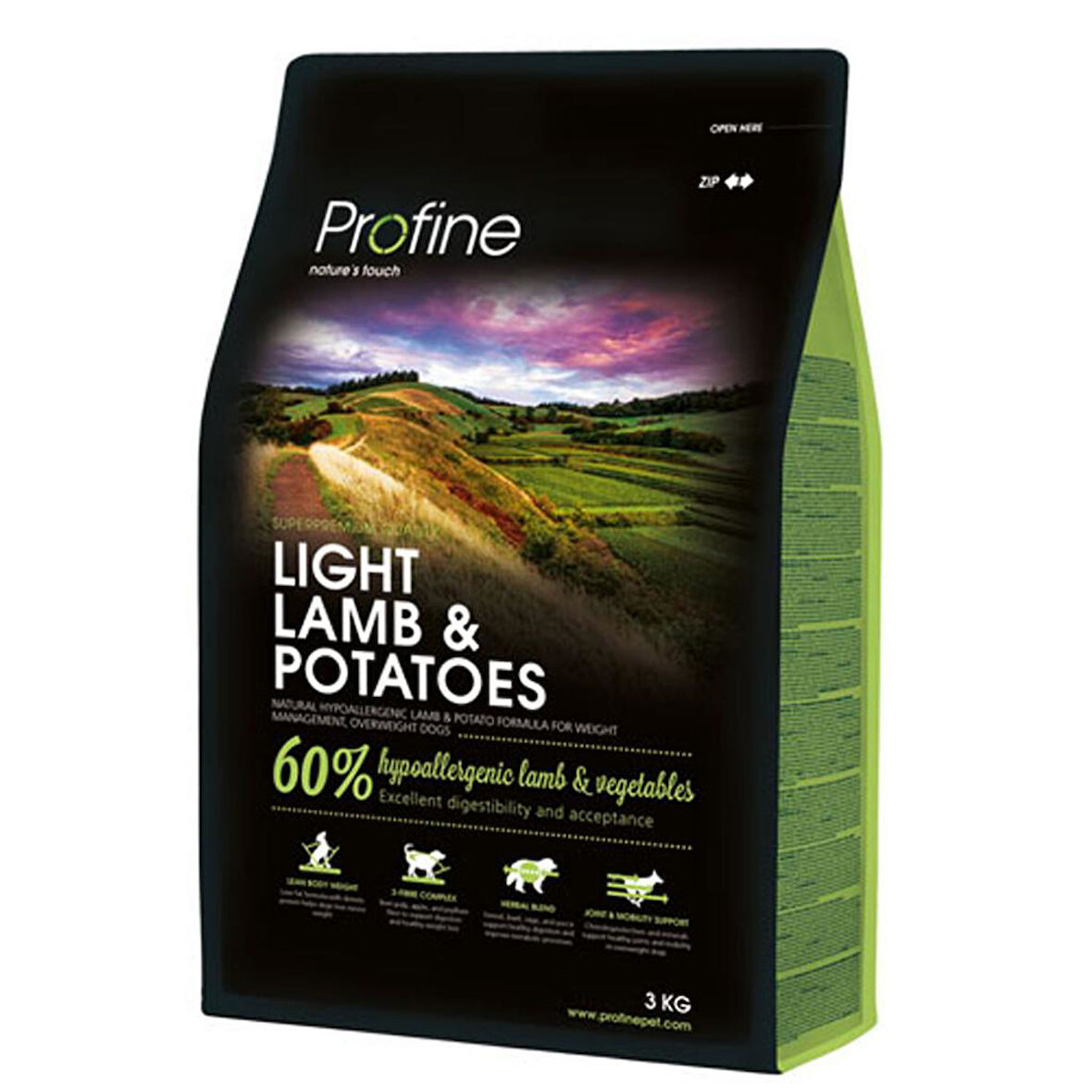 Profine 3Kg Light Adult Kuzu Etli  Yetişkin Köpek Maması