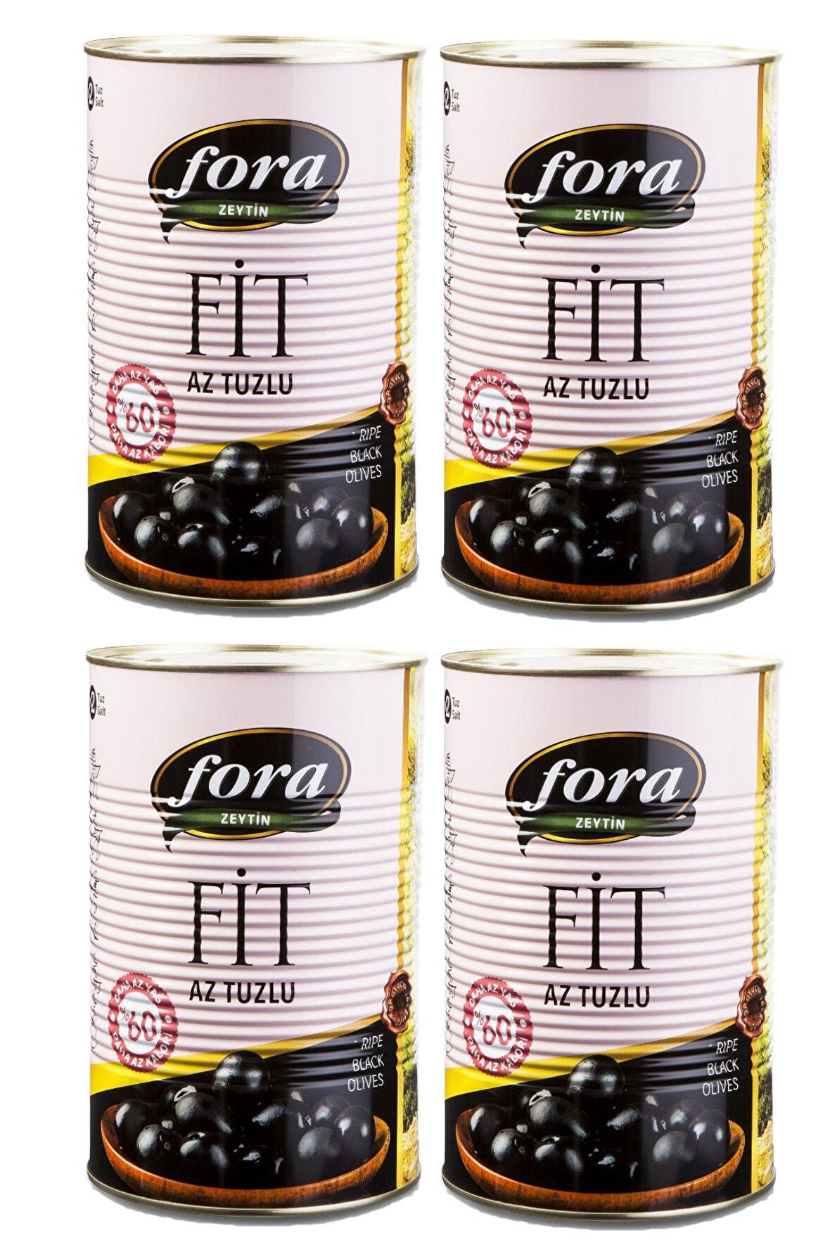 Fora Az Tuzlu Light Fit Zeytin 4 ADET 720 gr