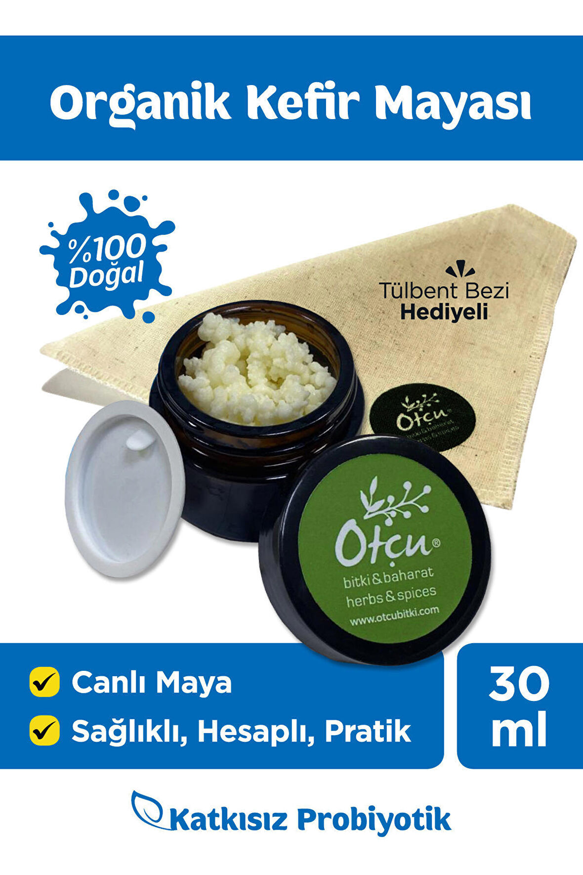 Otcu Canlı Kefir Mayası 30ml