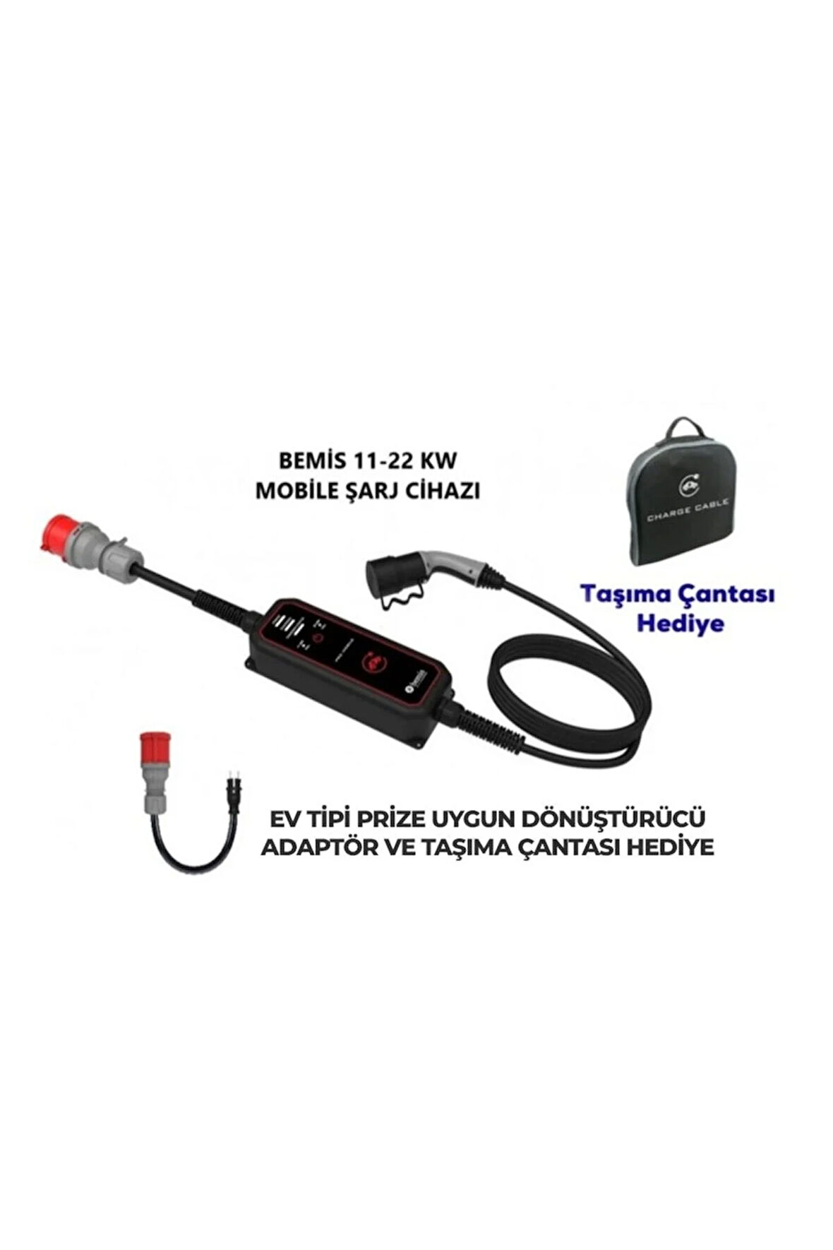 Bemis 11 - 22 Kw Pro Mobil Araç Şarj Aleti