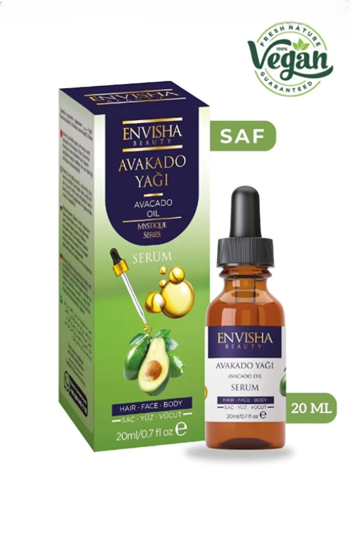 Avakado Yağı %100 Doğal Bitkisel Yağ Avocado Oil 20 ML