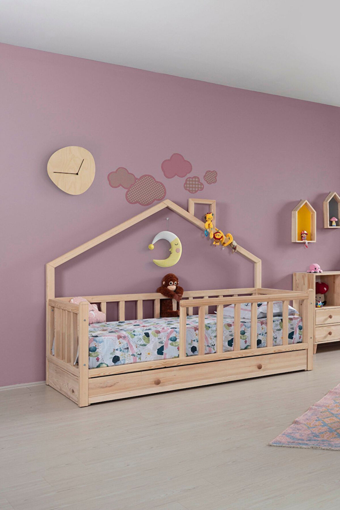 Doğal Ladin Montessori, Nil Montessori Yatak, Yavrulu Montessori Karyola