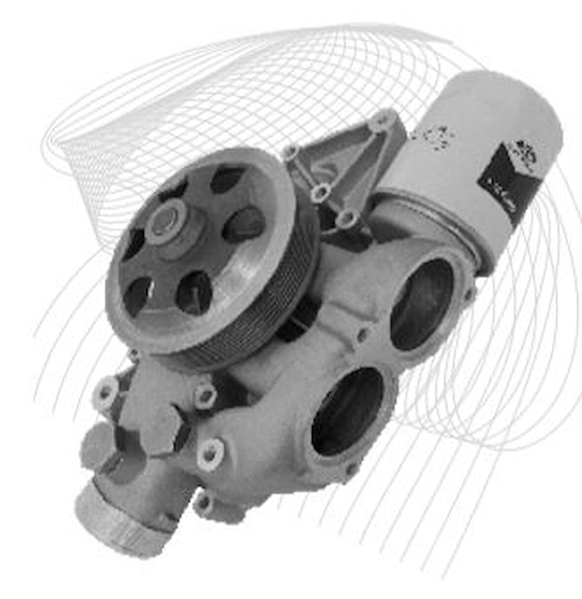 Ford Truck Devirdaım Komple - Ford Cargo / Eurotorq 2524 3230 Motor Musurlu (alumınyum) H298 - Tirsan Wp 00008 01 01