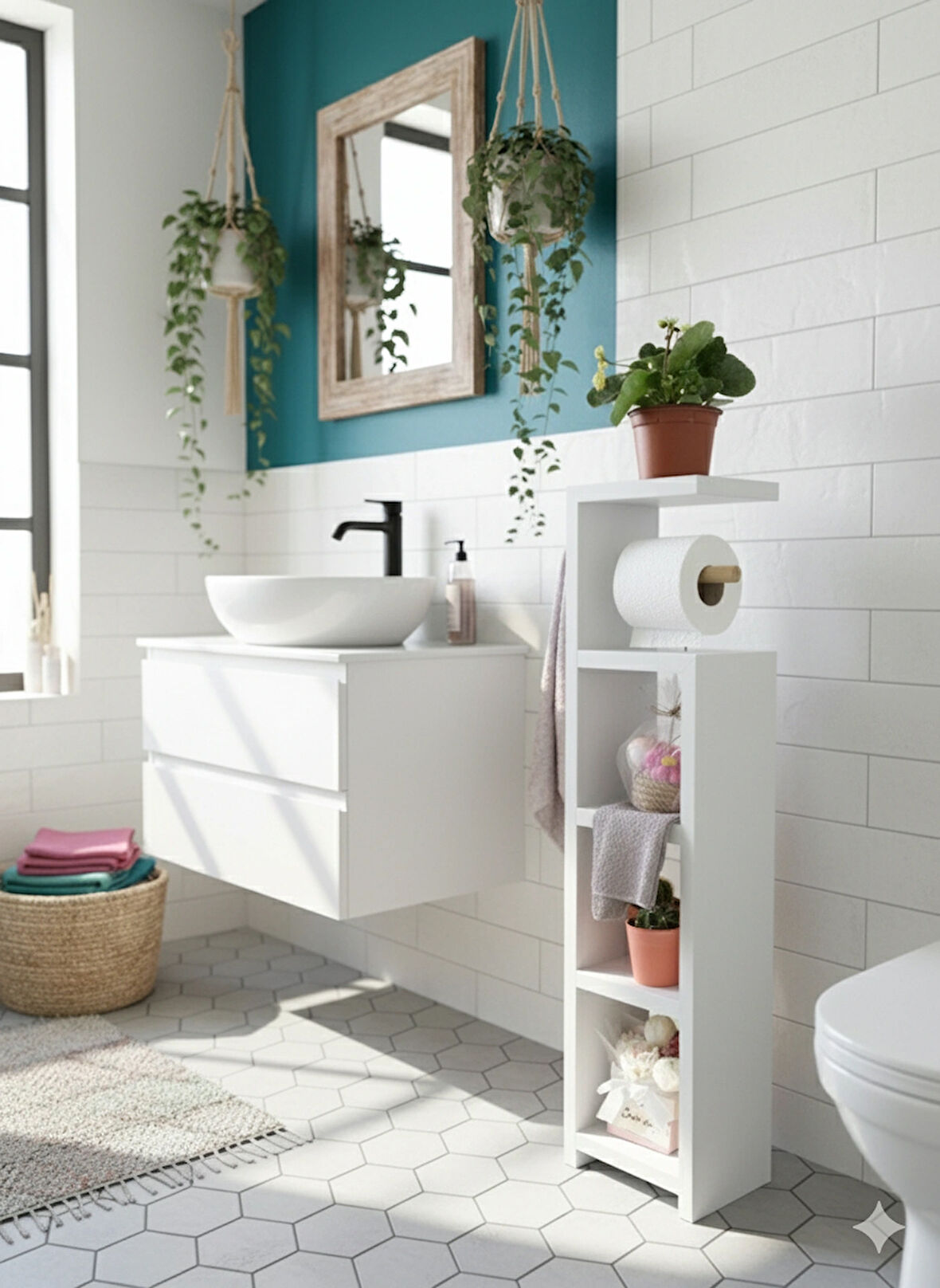 Raflı Peçetelik & Dekoratif Havluluk