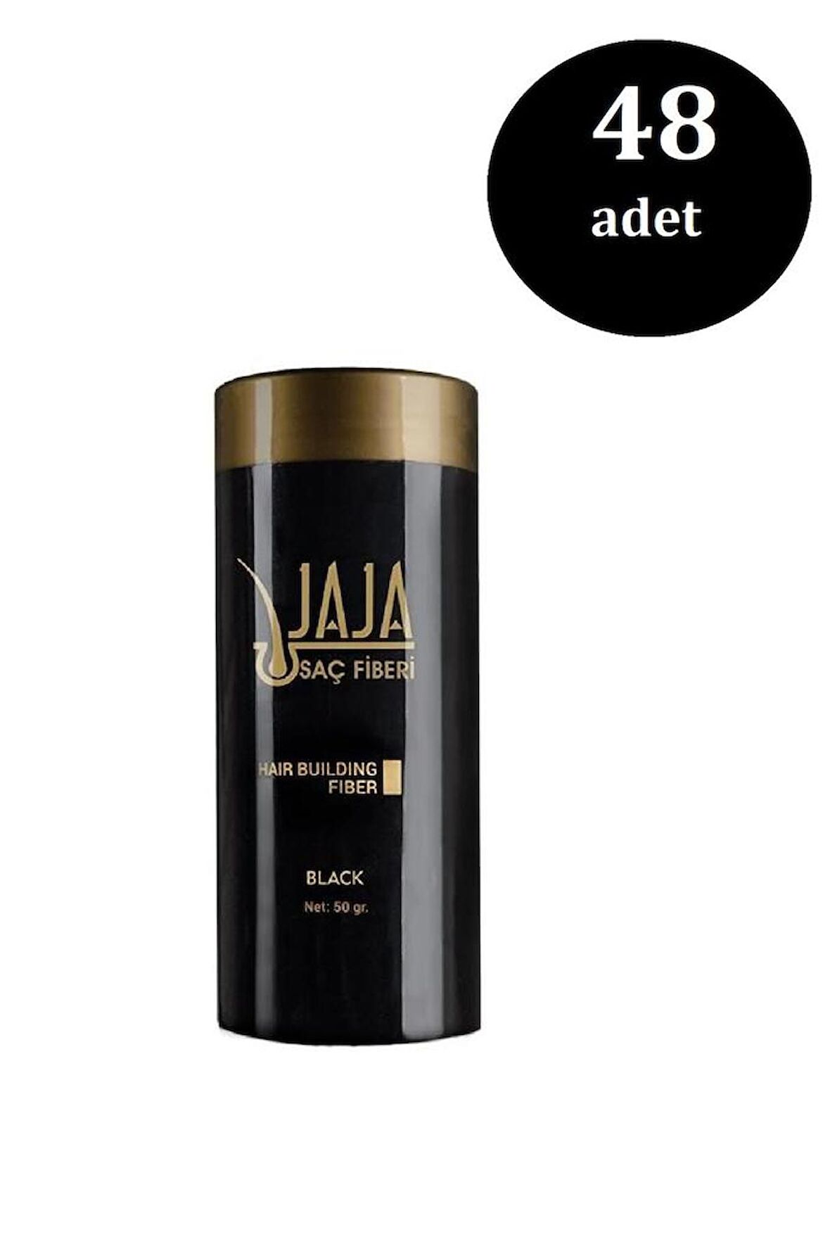 Jaja Saç Fiberi Toz Keratin Içeri Siyah 50 gr X 48 Adet