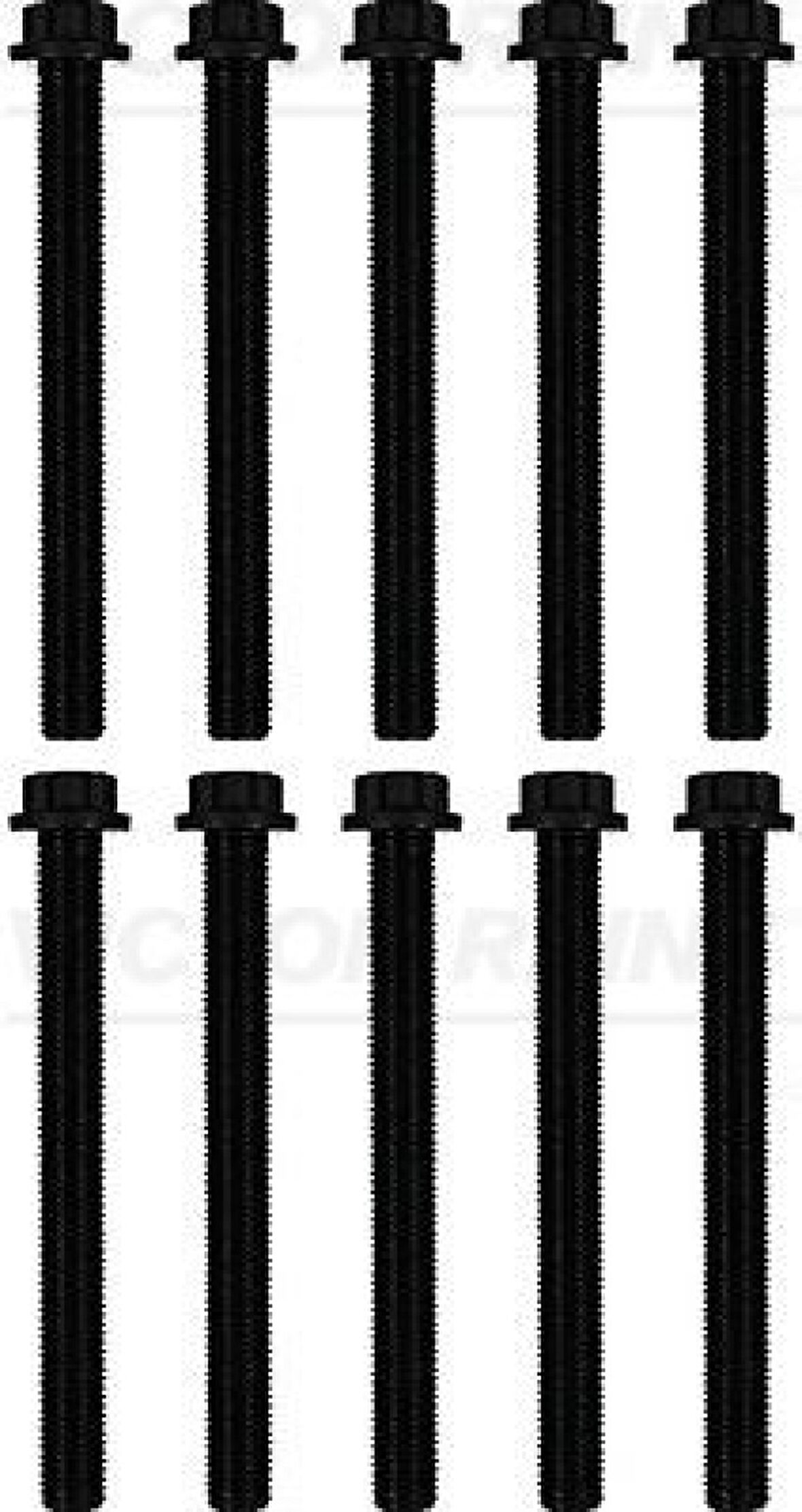 Mercedes Truck Silindir Kapak Saplaması 10'lu Set Mercedes Atego-Citaro Om904-Om906 - Victor Reinz 14-32172-01