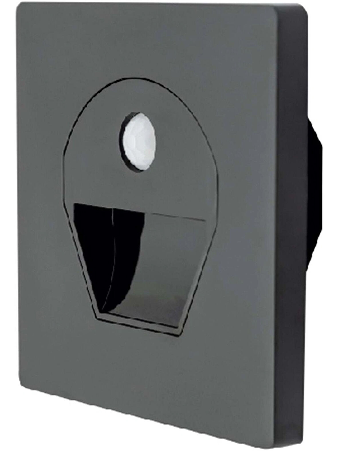 Noas 1W Siyah Kasa Sensörlü Koridor Aydınlatması 3200K Gün Işığı