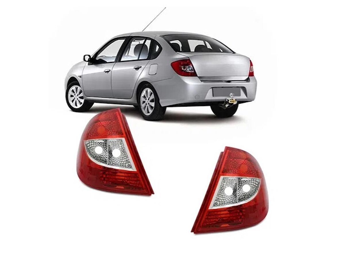 Enva Renault Symbol Stop Lambası Sağ+Sol Takım 2009--2012 Duysuz