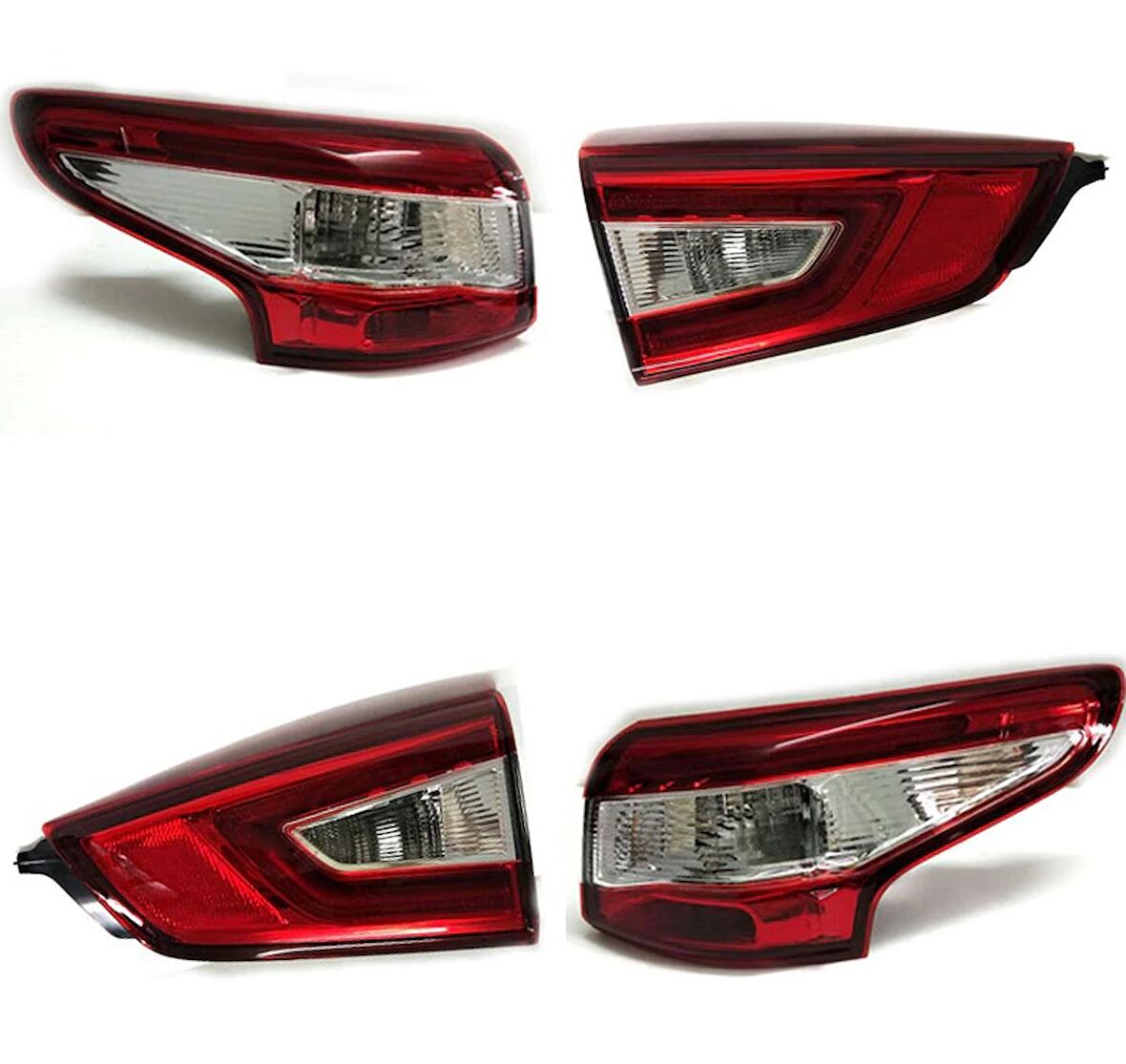 Enva Nissan Qashqai Stop Lambası Takım Sağ+Sol İç Dış Komple 2014--2017